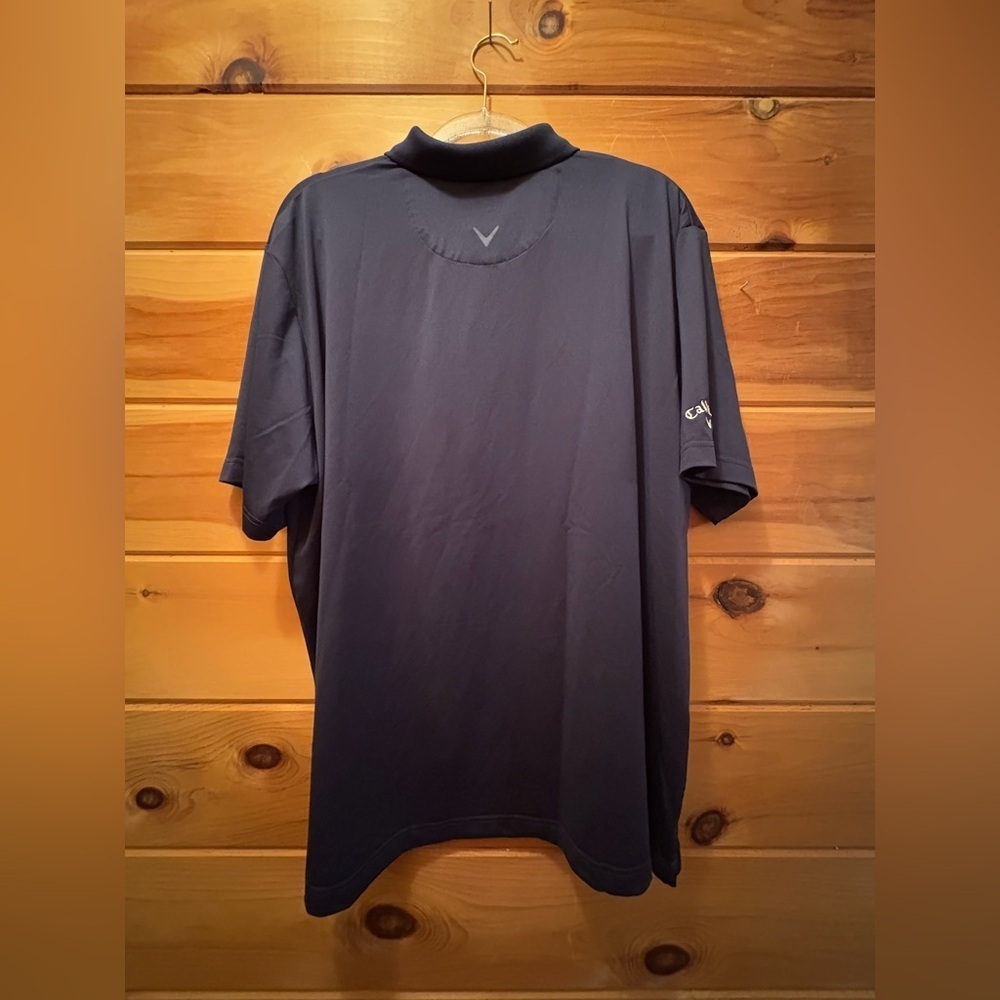 Callaway Men’s Golf Polo Opti•Dri Size Large Navy - Picture 7 of 8